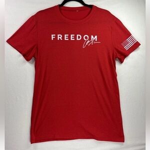 Charlie Kirk True Patriot Freedom T-shirt Red Medium